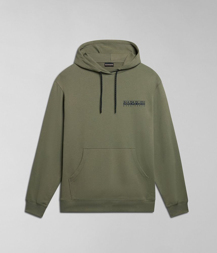 Napapijri Boyd Hoodie Hoodie Dames Groen | 0392841-AT