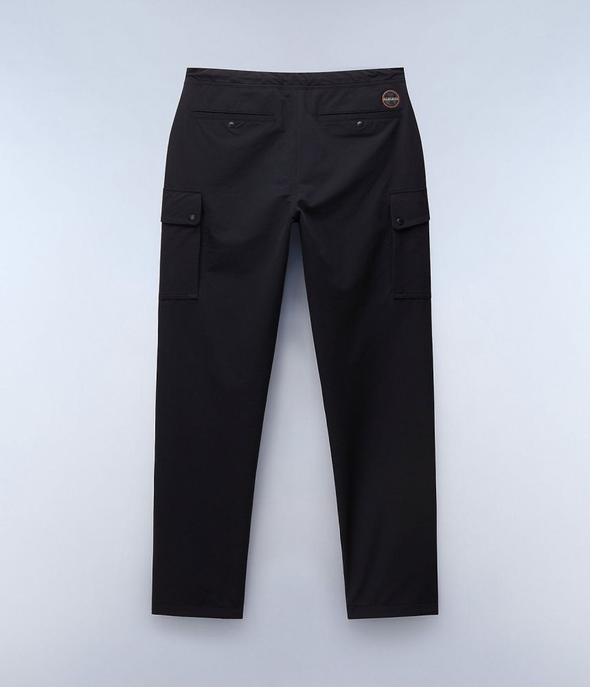 Napapijri Broc Cargo Trousers Cargo Broek Heren Zwart | 5283190-FD