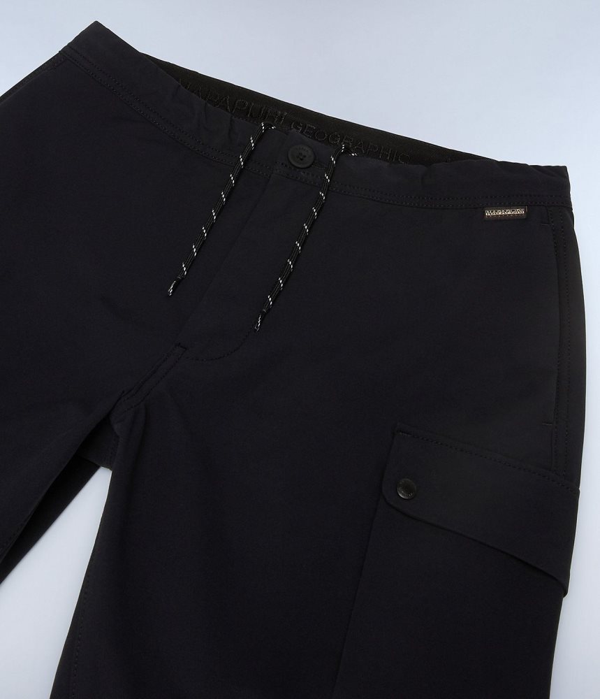 Napapijri Broc Cargo Trousers Cargo Broek Heren Zwart | 5283190-FD