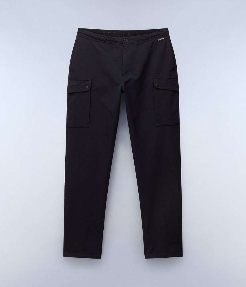 Napapijri Broc Cargo Trousers Cargo Broek Heren Zwart | 5283190-FD