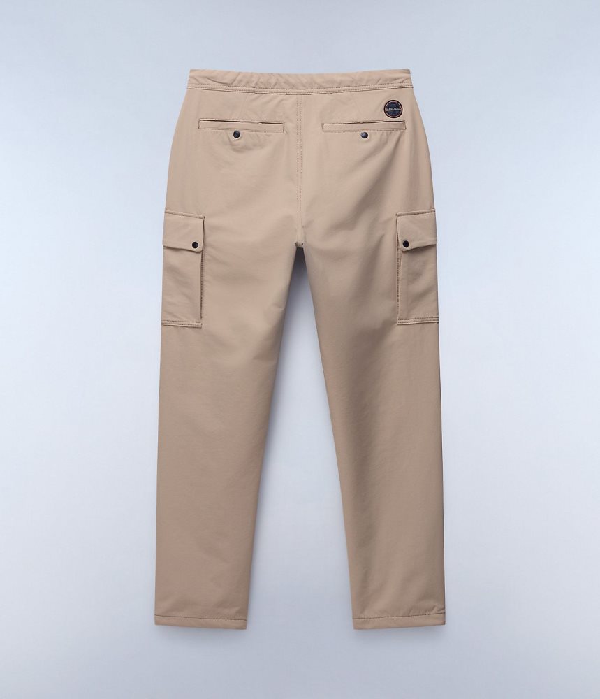 Napapijri Broc Cargo Trousers Cargo Broek Heren Beige | 6435019-YD