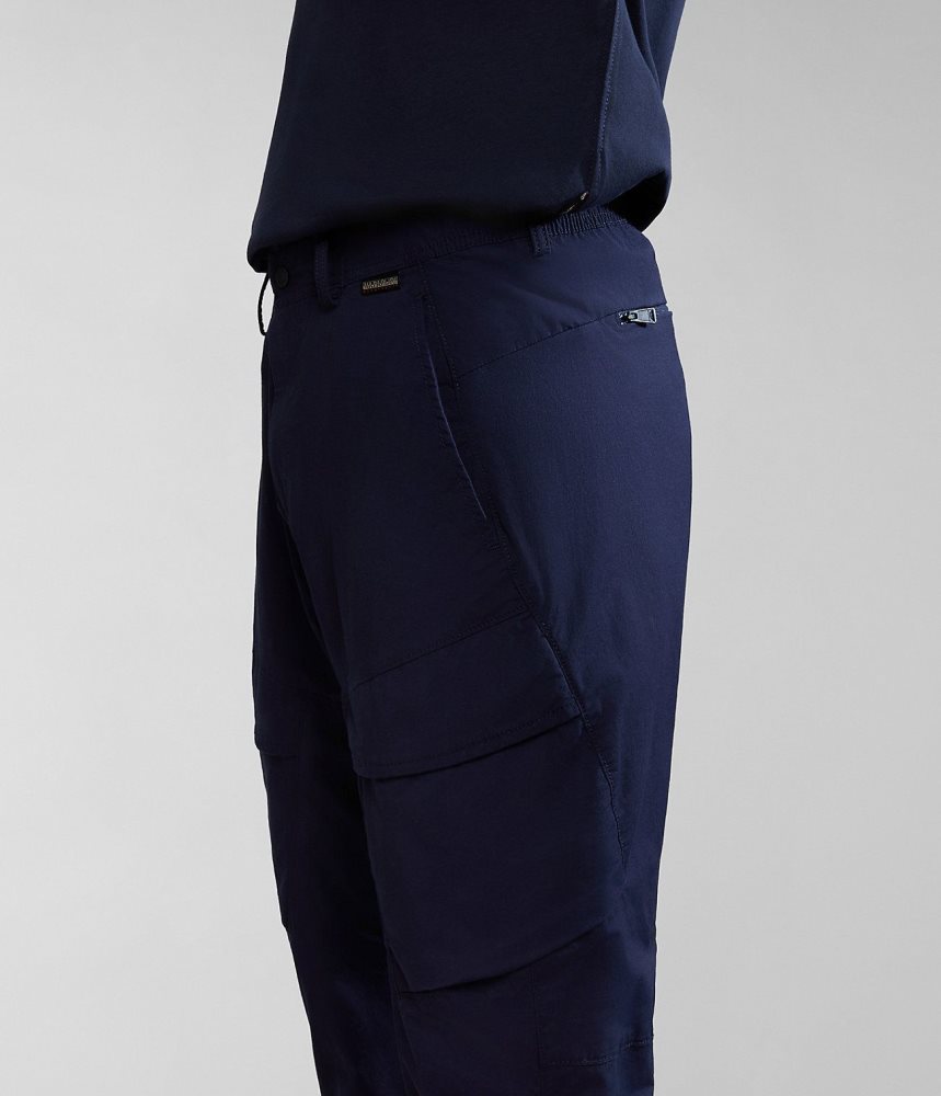 Napapijri Carchi Cargo Trousers Cargo Broek Heren Donkerblauw | 4937126-JB