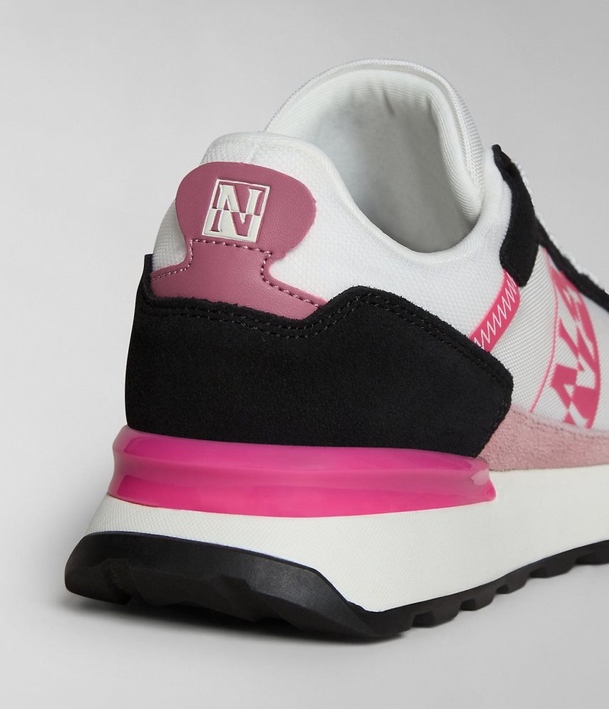 Napapijri Carley Trainers Sportschoenen Dames Wit Roze | 8193465-JV