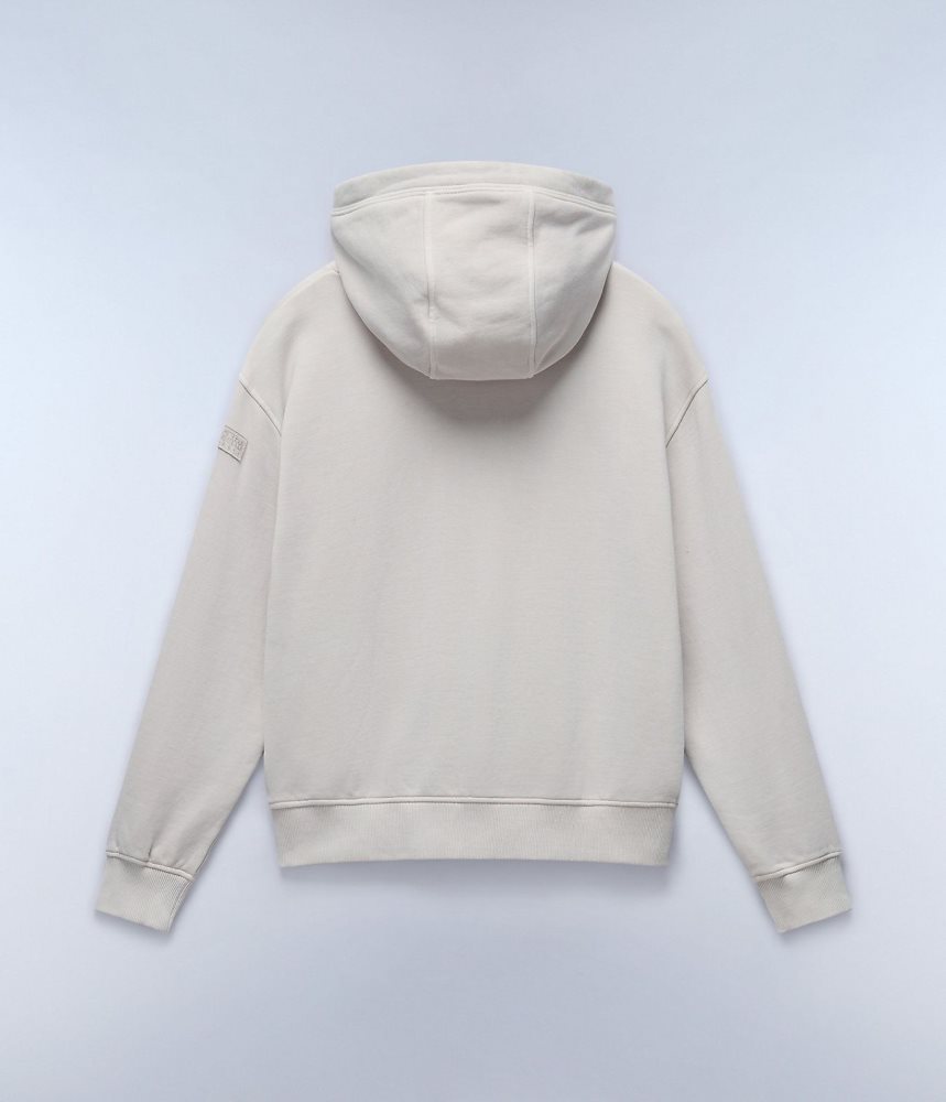 Napapijri Castor Hoodie Hoodie Dames Beige Zilver | 3897210-NG