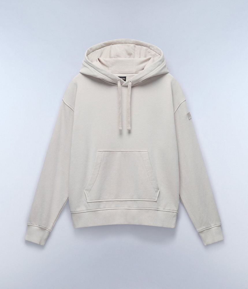 Napapijri Castor Hoodie Hoodie Dames Beige Zilver | 3897210-NG