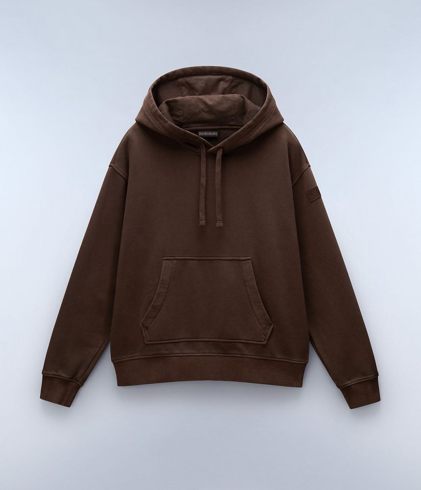 Napapijri Castor Hoodie Hoodie Dames Bruin | 3205469-QN