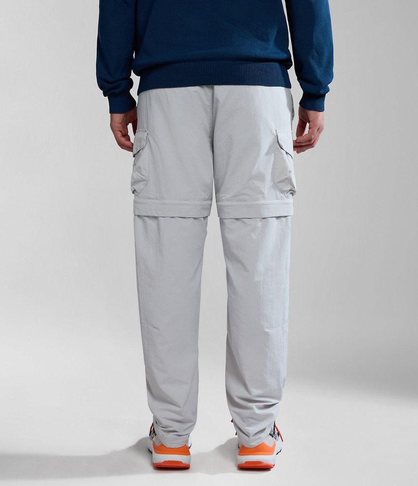 Napapijri Circular Cargo Trousers by Moreno Ferrari Cargo Broek Heren Grijs | 0849763-XJ