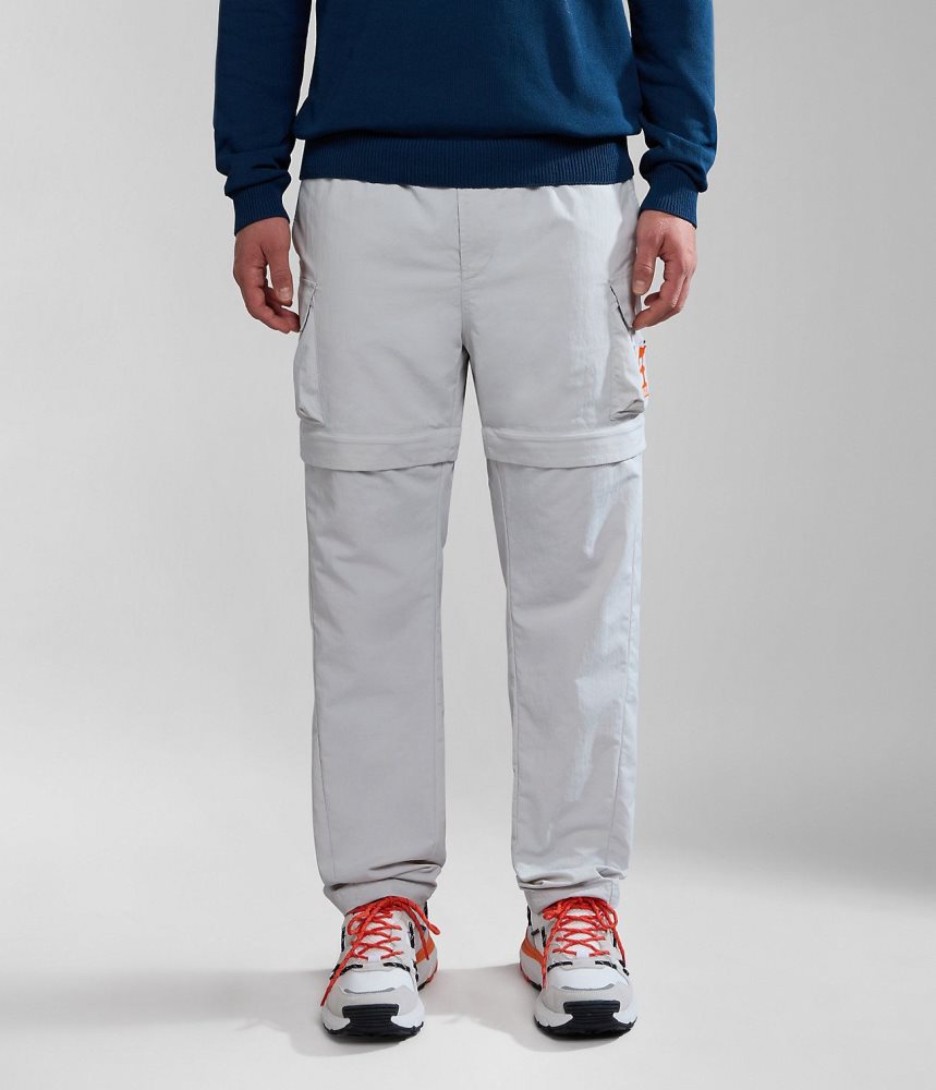 Napapijri Circular Cargo Trousers by Moreno Ferrari Cargo Broek Heren Grijs | 0849763-XJ