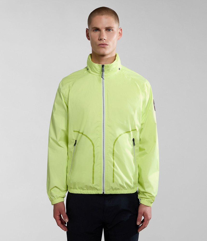 Napapijri Cloudy Windbreaker Lightweight Jackets Heren Geel | 3920857-FQ