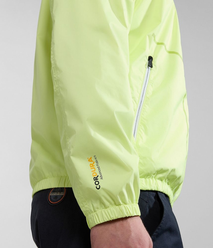 Napapijri Cloudy Windbreaker Short Jackets Heren Geel | 3076928-JH