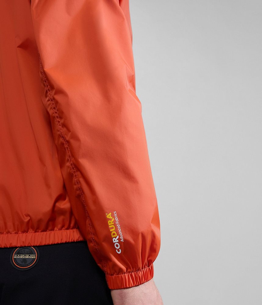 Napapijri Cloudy Windbreaker Short Jackets Heren Oranje | 7351629-ER