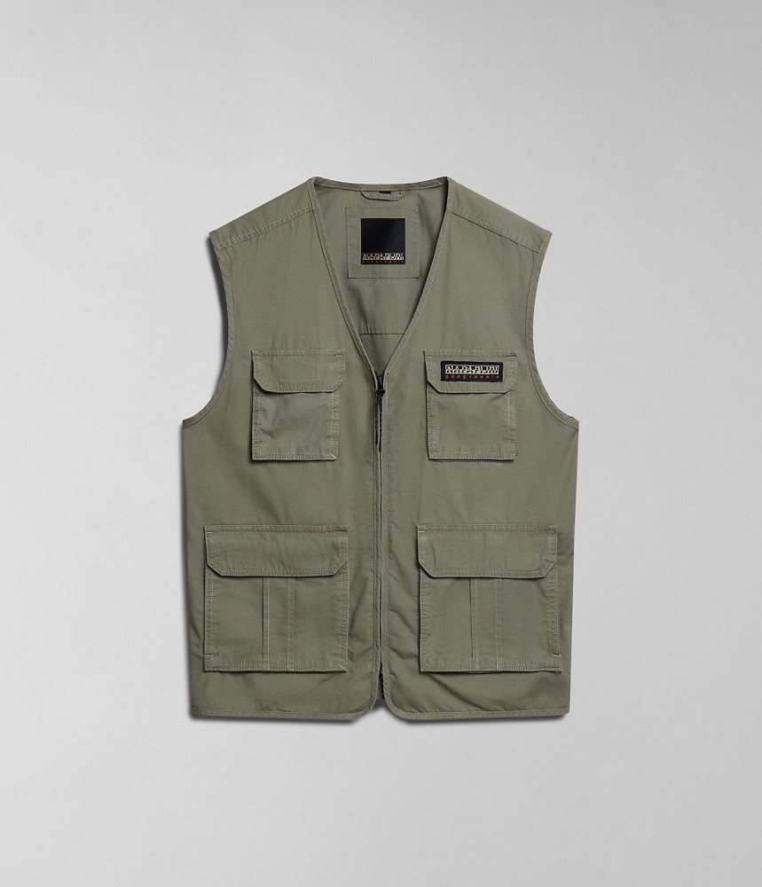 Napapijri Colden Vest Gilet Heren Groen | 3790142-IR