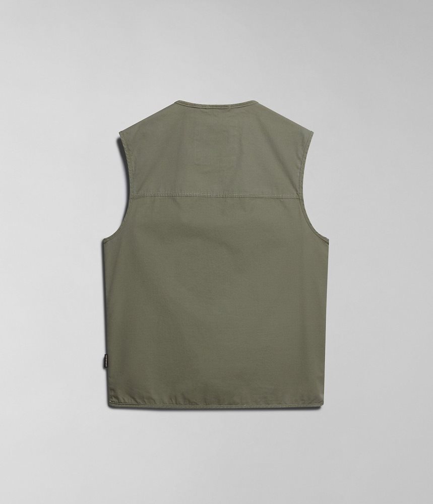 Napapijri Colden Vest Gilet Heren Groen | 3790142-IR