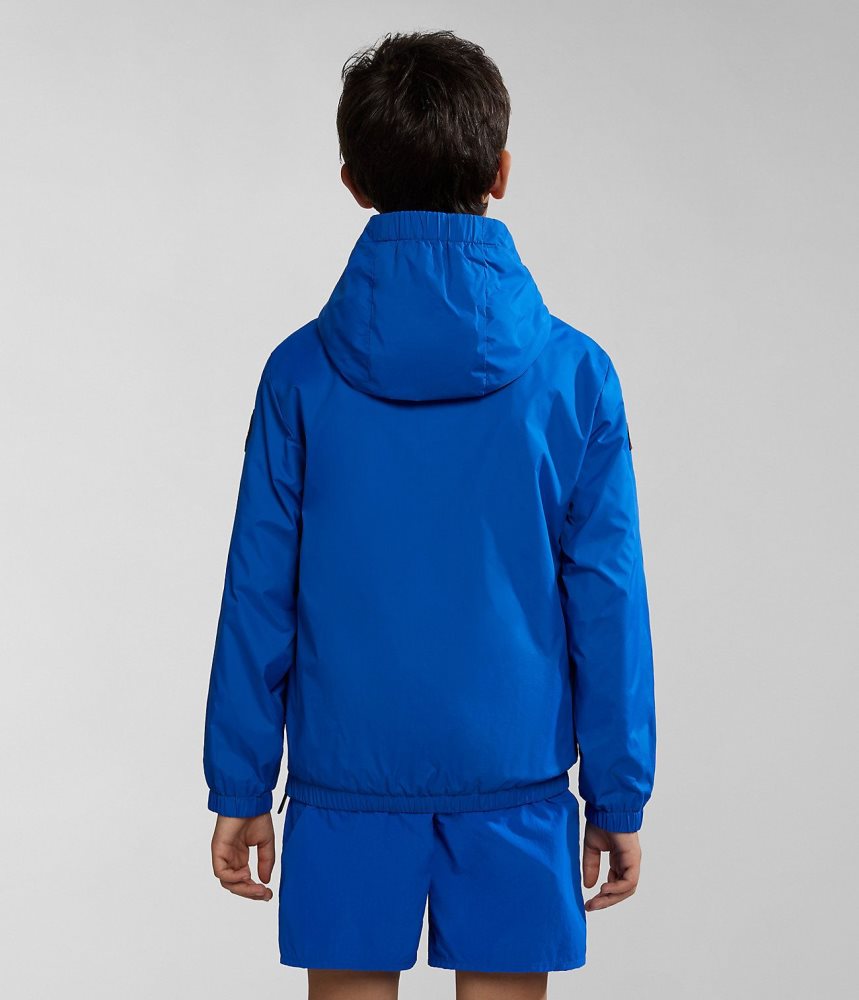 Napapijri Cree Packable Anorak (4-16 YEARS) Anoraks Kinderen Blauw | 4319057-LZ