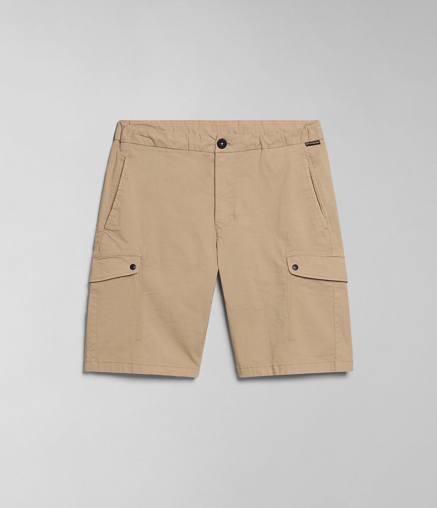 Napapijri Dease Bermuda Shorts Korte Broek Heren Beige | 5820769-NL