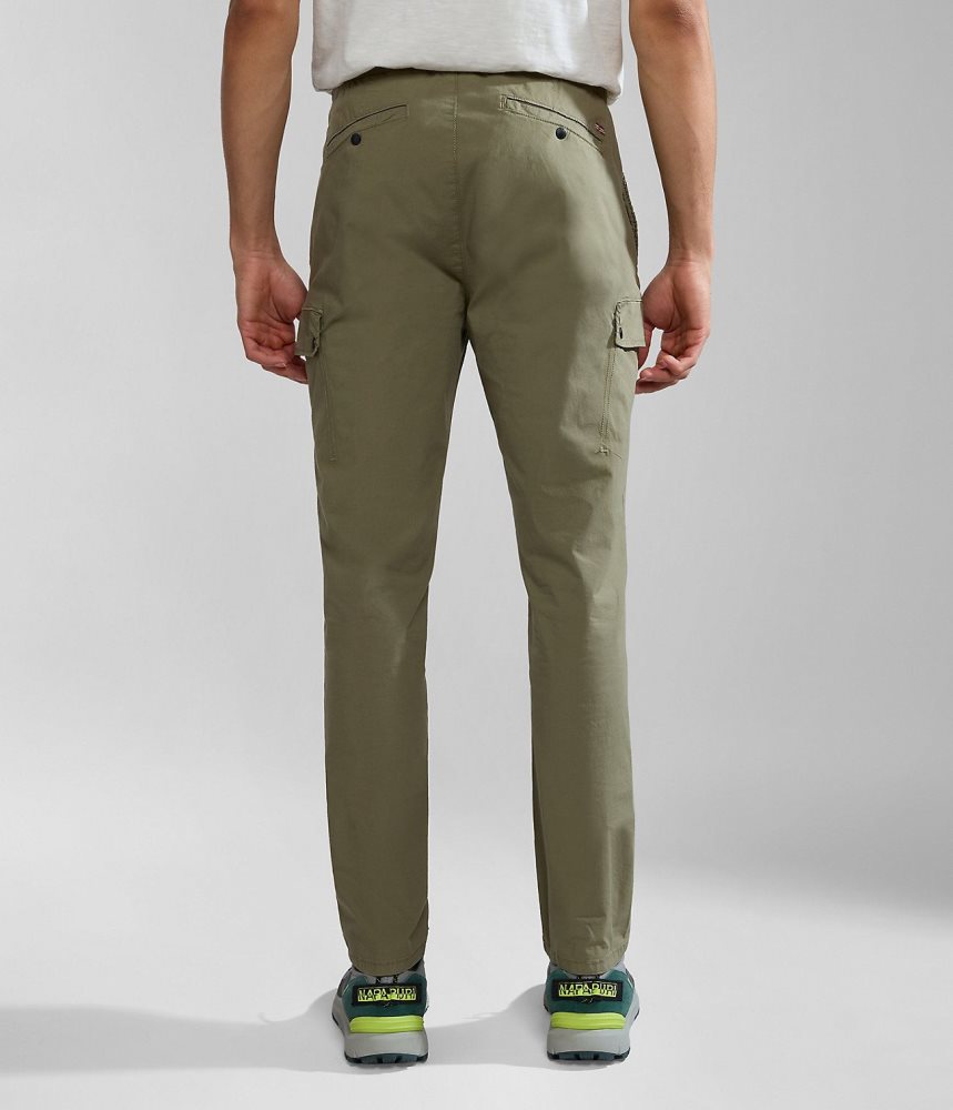 Napapijri Dease Cargo Trousers Cargo Broek Heren Groen | 1263079-SX