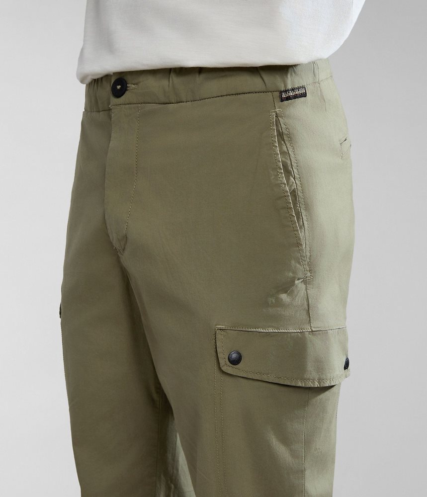 Napapijri Dease Cargo Trousers Cargo Broek Heren Groen | 1263079-SX