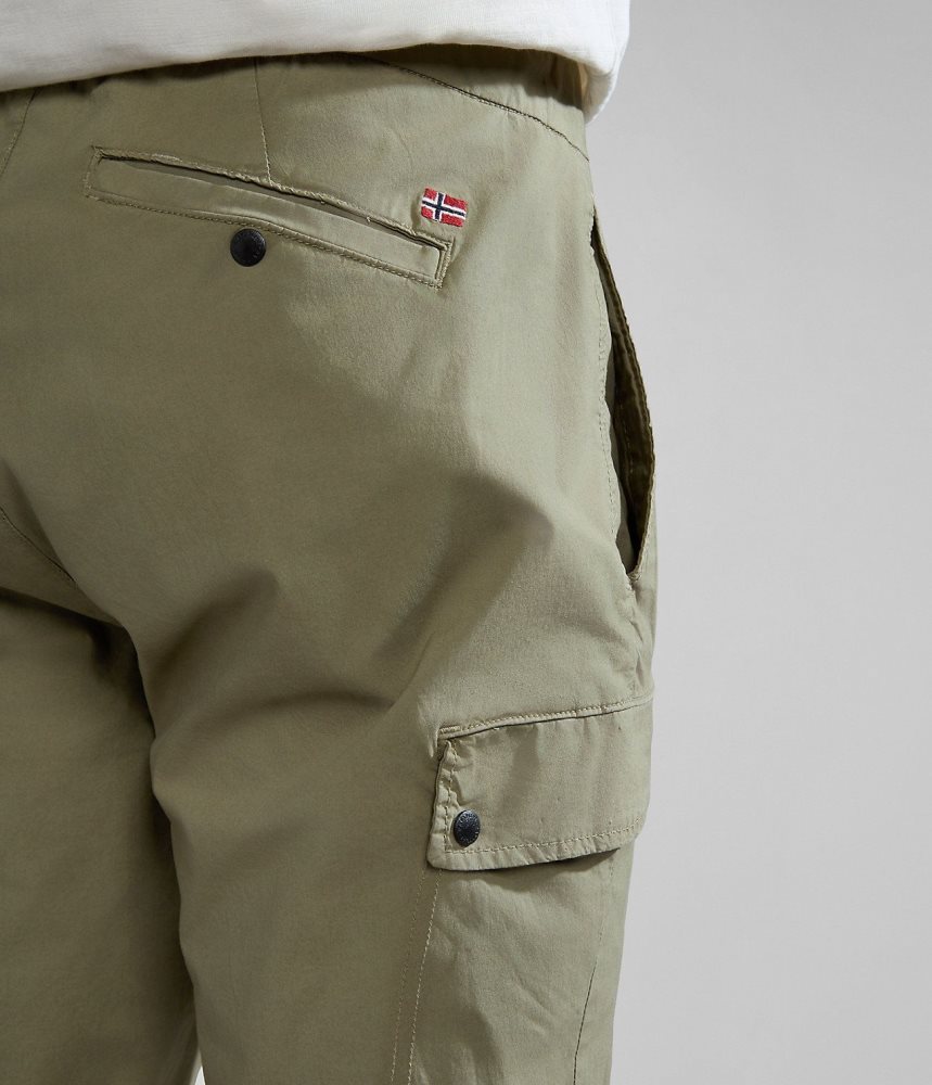 Napapijri Dease Cargo Trousers Cargo Broek Heren Groen | 1263079-SX