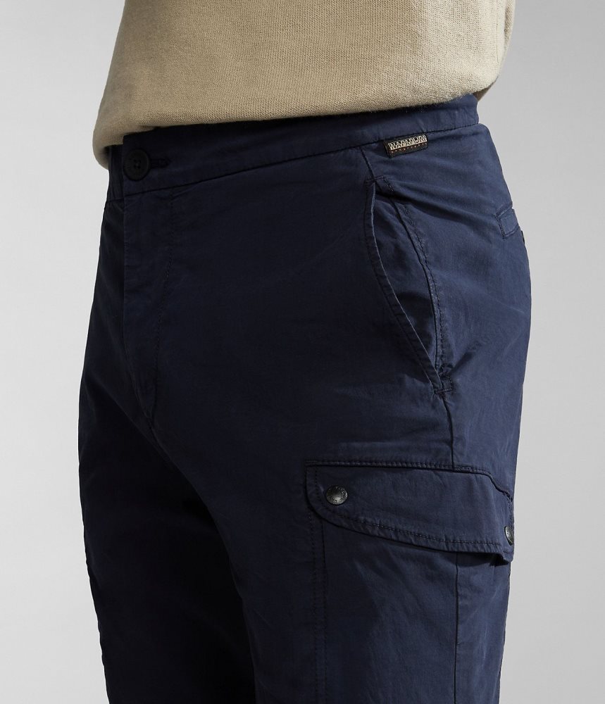 Napapijri Dease Cargo Trousers Cargo Broek Heren Donkerblauw | 1670345-RE