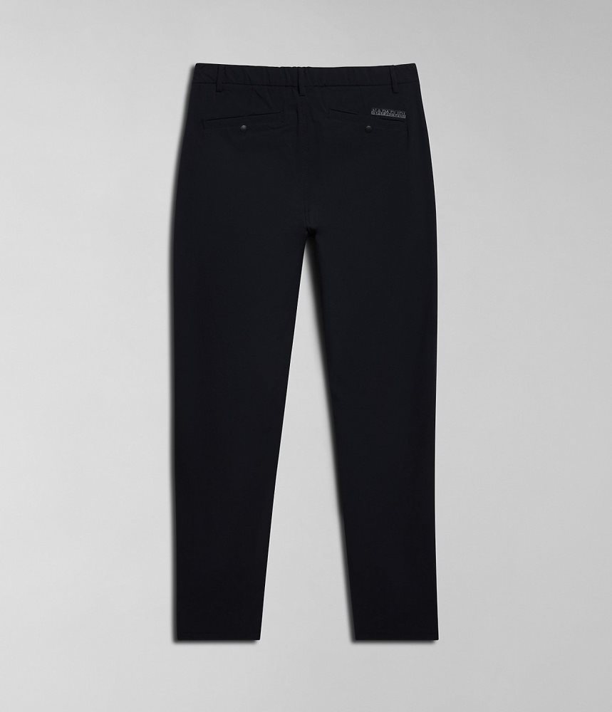 Napapijri Dease Tech Trousers Joggingbroek Heren Zwart | 2084639-DE