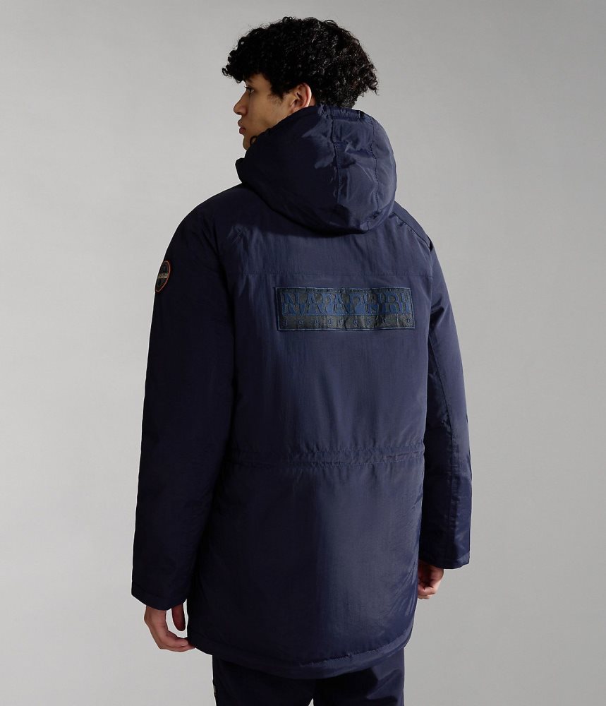 Napapijri Epoch Parka Jacket Parka Jassen Heren Donkerblauw | 6814593-YK