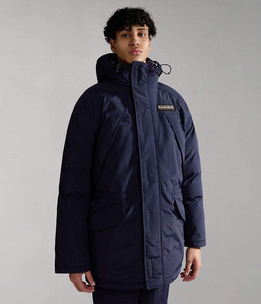 Napapijri Epoch Parka Jacket Parka Jassen Heren Donkerblauw | 6814593-YK