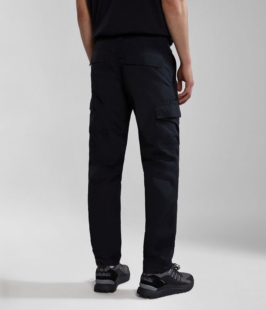 Napapijri Faber Cargo Trousers Cargo Broek Heren Zwart | 8926053-RU