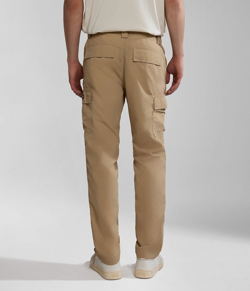 Napapijri Faber Cargo Trousers Cargo Broek Heren Beige | 4781365-BR