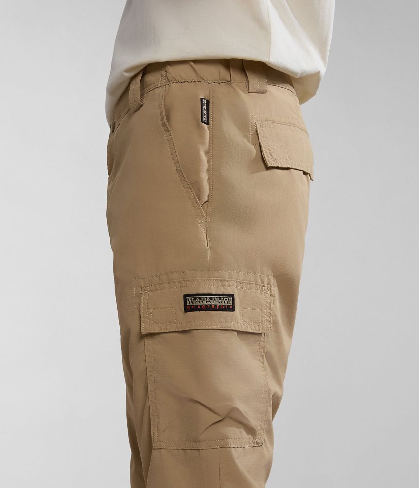 Napapijri Faber Cargo Trousers Cargo Broek Heren Beige | 4781365-BR