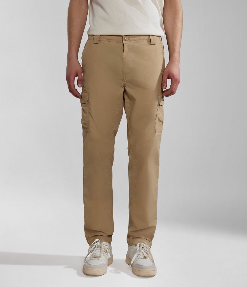 Napapijri Faber Cargo Trousers Cargo Broek Heren Beige | 4781365-BR