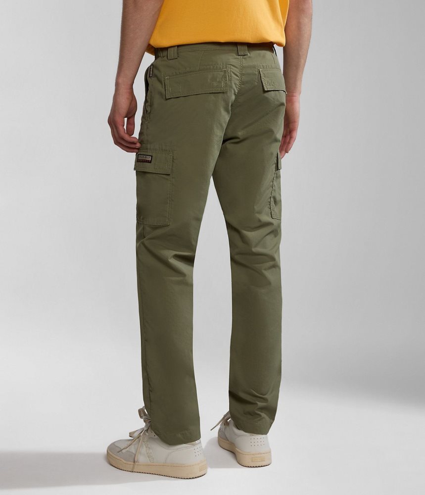 Napapijri Faber Cargo Trousers Cargo Broek Heren Groen | 6302754-UK