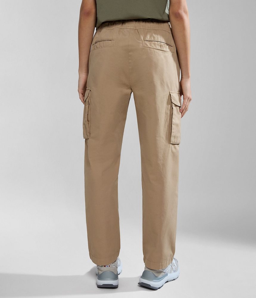 Napapijri Faber Cargo Trousers Cargo Broek Dames Beige | 7029148-FI