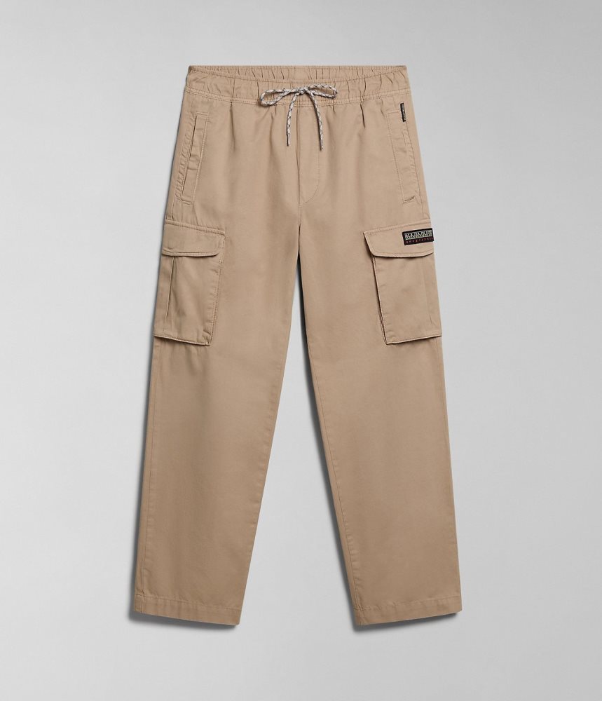 Napapijri Faber Cargo Trousers Cargo Broek Dames Beige | 7029148-FI