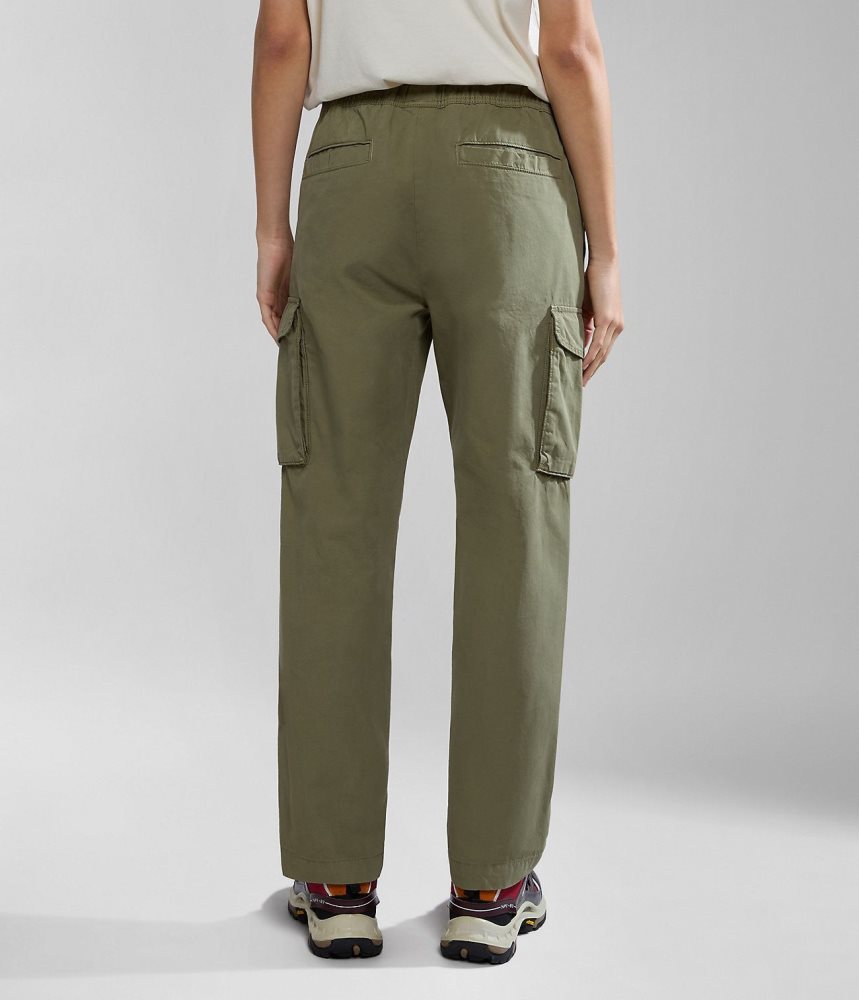 Napapijri Faber Cargo Trousers Cargo Broek Dames Groen | 7149038-RV