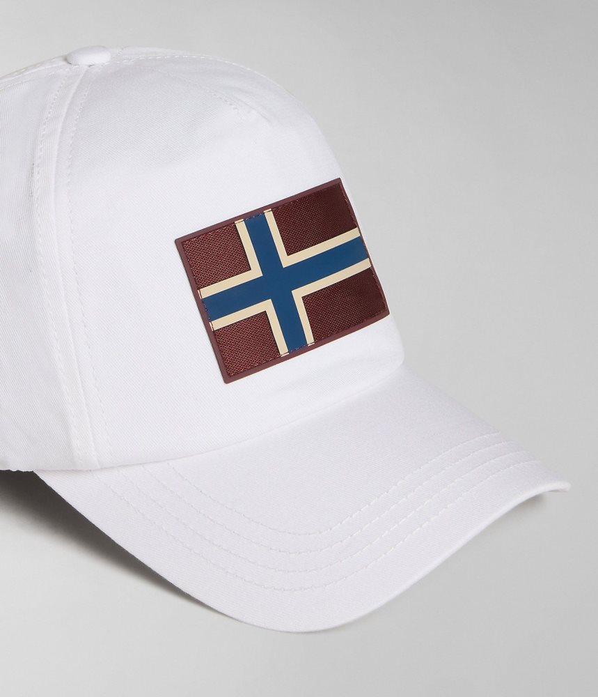 Napapijri Falis Cap Hoeden Heren Wit | 1678592-CP