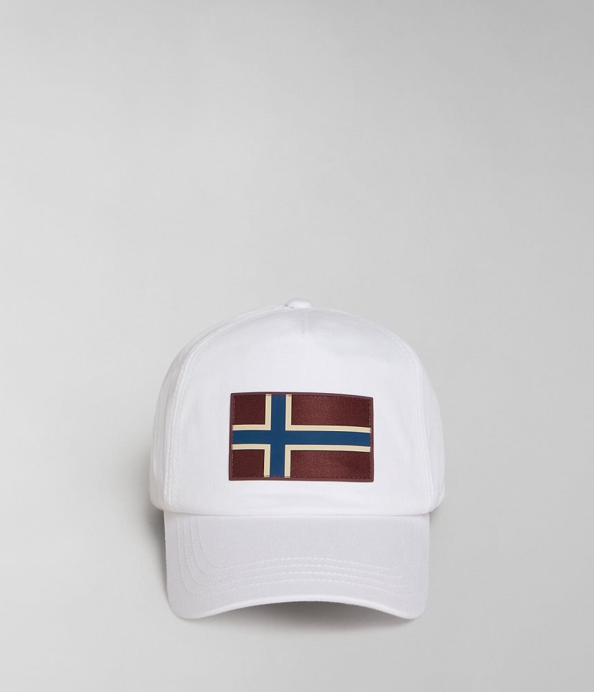 Napapijri Falis Cap Hoeden Heren Wit | 1678592-CP