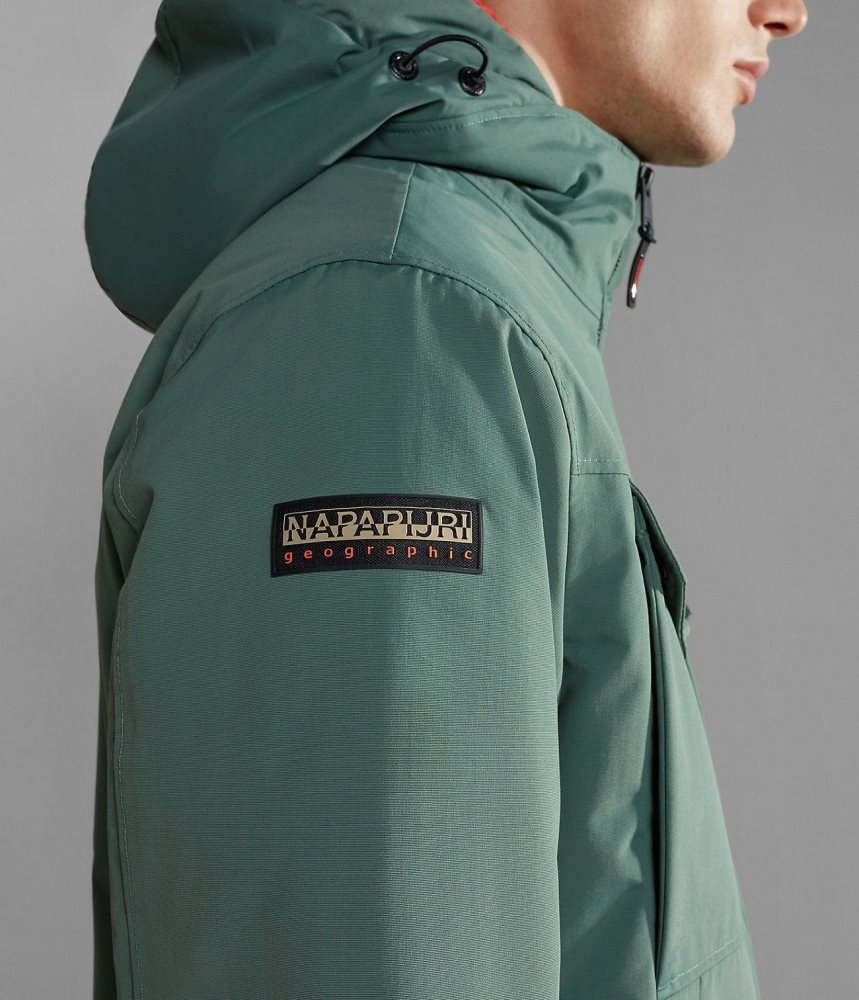 Napapijri Field Jacket Parka Jassen Heren Groen | 2397480-PH