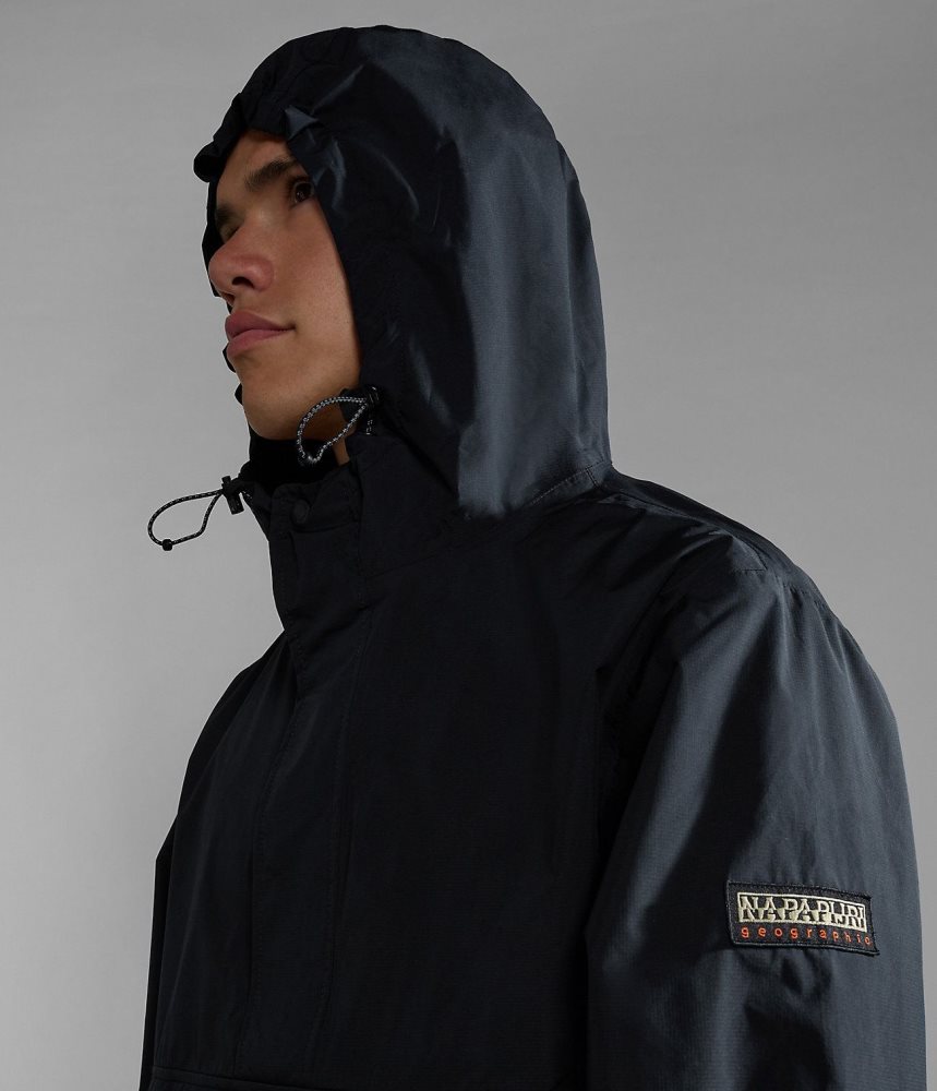 Napapijri Freestrider Anorak Jacket Anoraks Heren Zwart | 2574839-NW