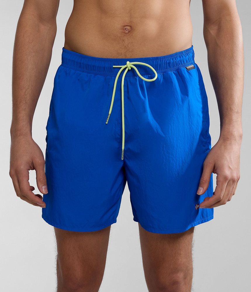 Napapijri Haldane Swimming Trunks Zwembroek Heren Blauw | 8954761-XH