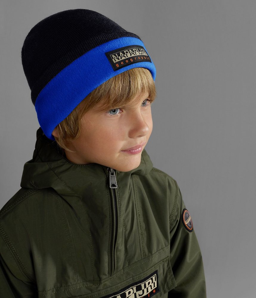 Napapijri Halley Beanie Hoeden Kinderen Donkerblauw | 6458327-HQ