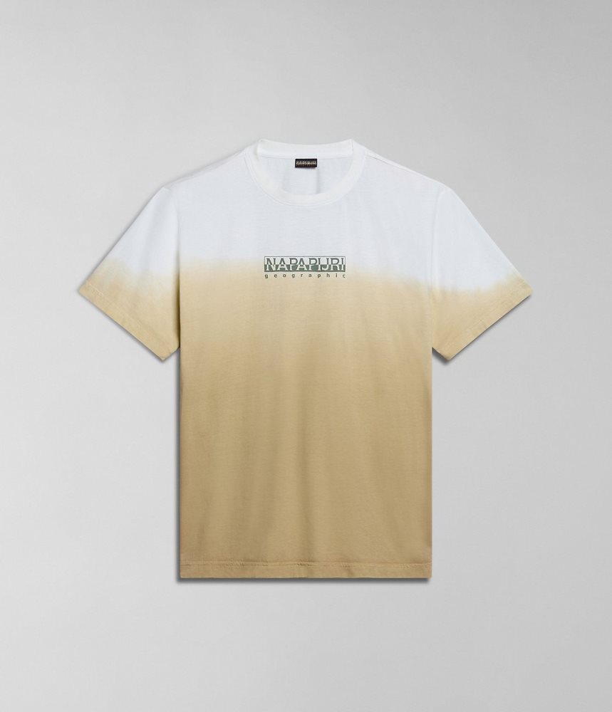 Napapijri Howard Short Sleeve T-Shirt T-shirts Dames Beige | 4180735-WQ