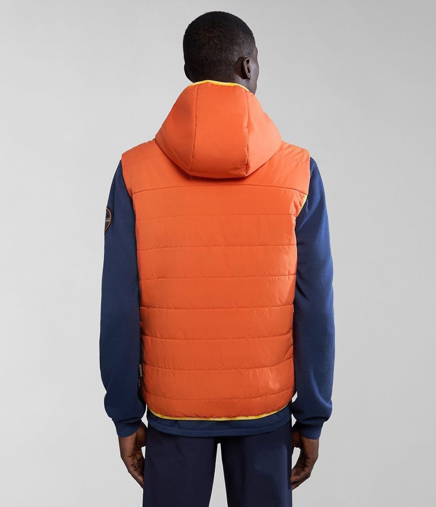 Napapijri Huron Packable Vest Gilet Heren Oranje | 4963570-QN