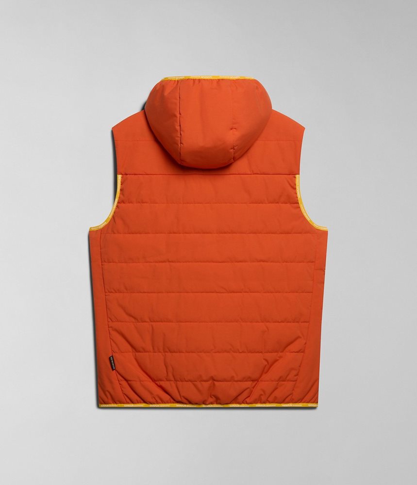 Napapijri Huron Packable Vest Gilet Heren Oranje | 4963570-QN