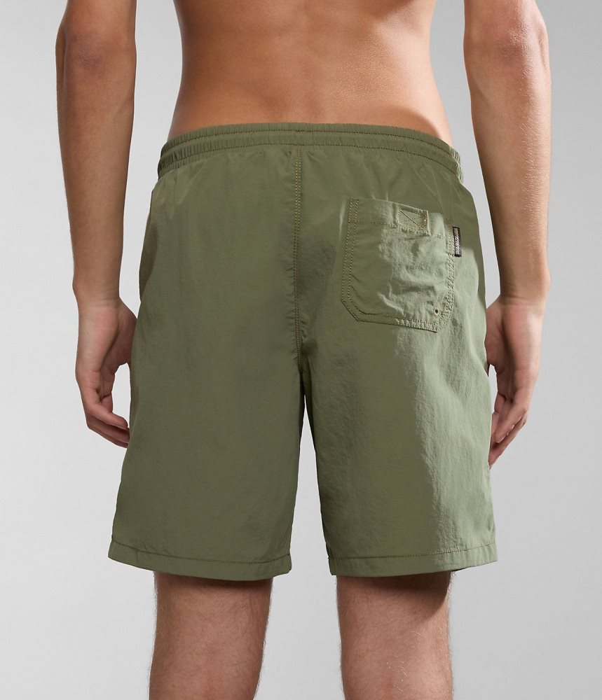 Napapijri Iaato Summer Trunks Zwembroek Heren Groen | 1706538-AE