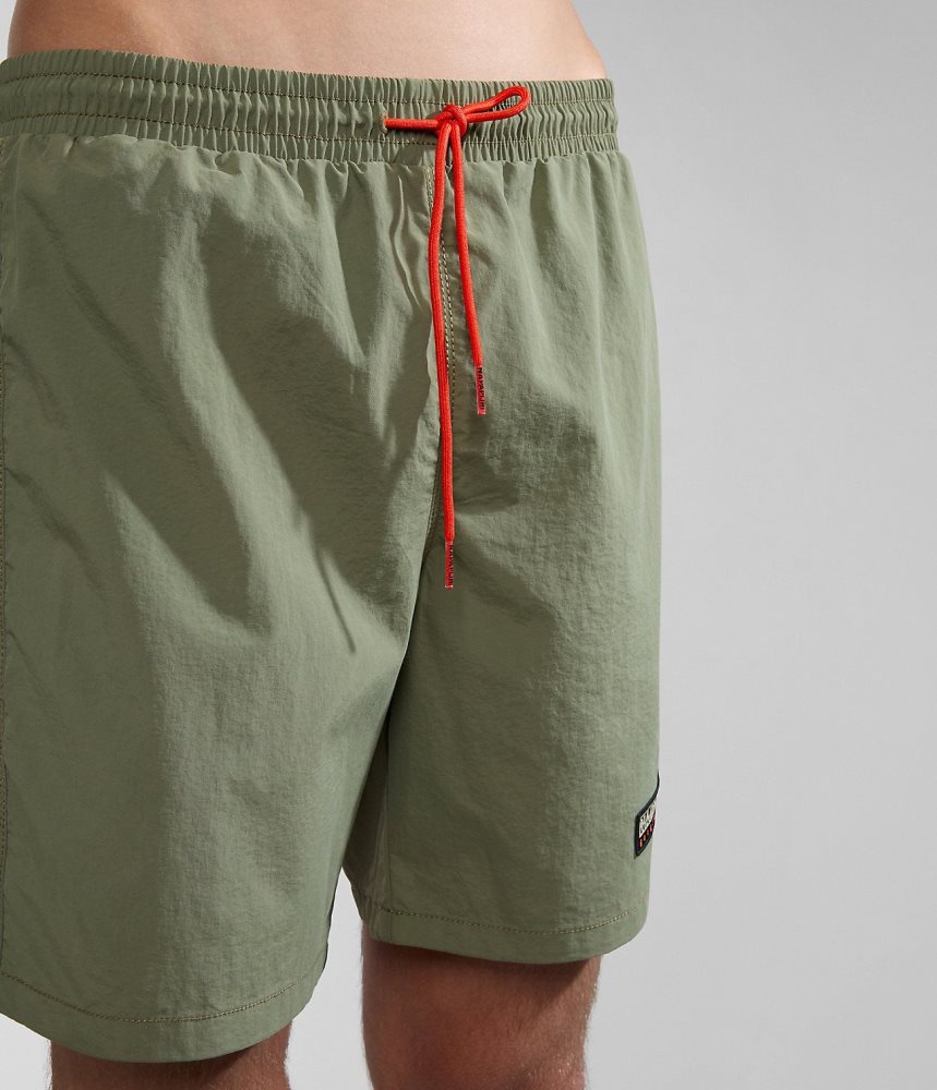 Napapijri Iaato Summer Trunks Zwembroek Heren Groen | 1706538-AE