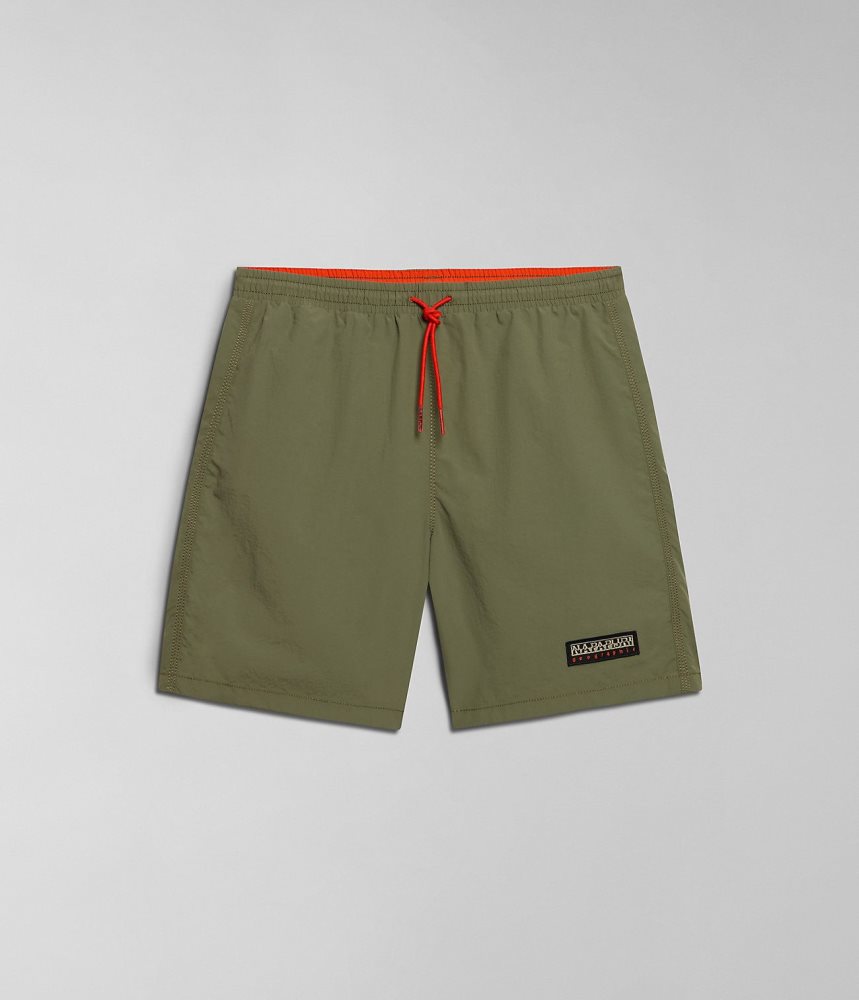 Napapijri Iaato Summer Trunks Zwembroek Heren Groen | 1706538-AE