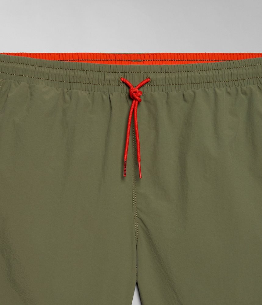 Napapijri Iaato Summer Trunks Zwembroek Heren Groen | 1706538-AE