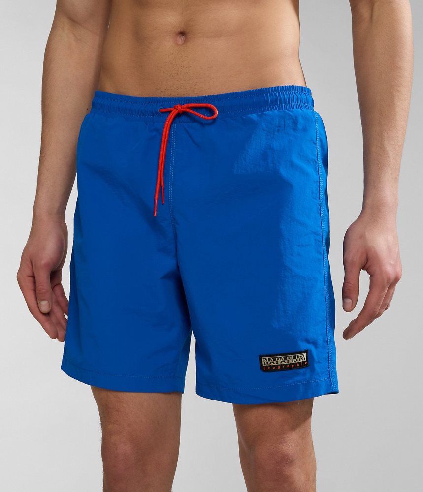 Napapijri Iaato Summer Trunks Zwembroek Heren Blauw | 0138256-RY