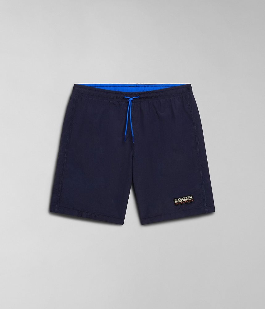 Napapijri Iaato Summer Trunks Zwembroek Heren Donkerblauw | 4982176-VA