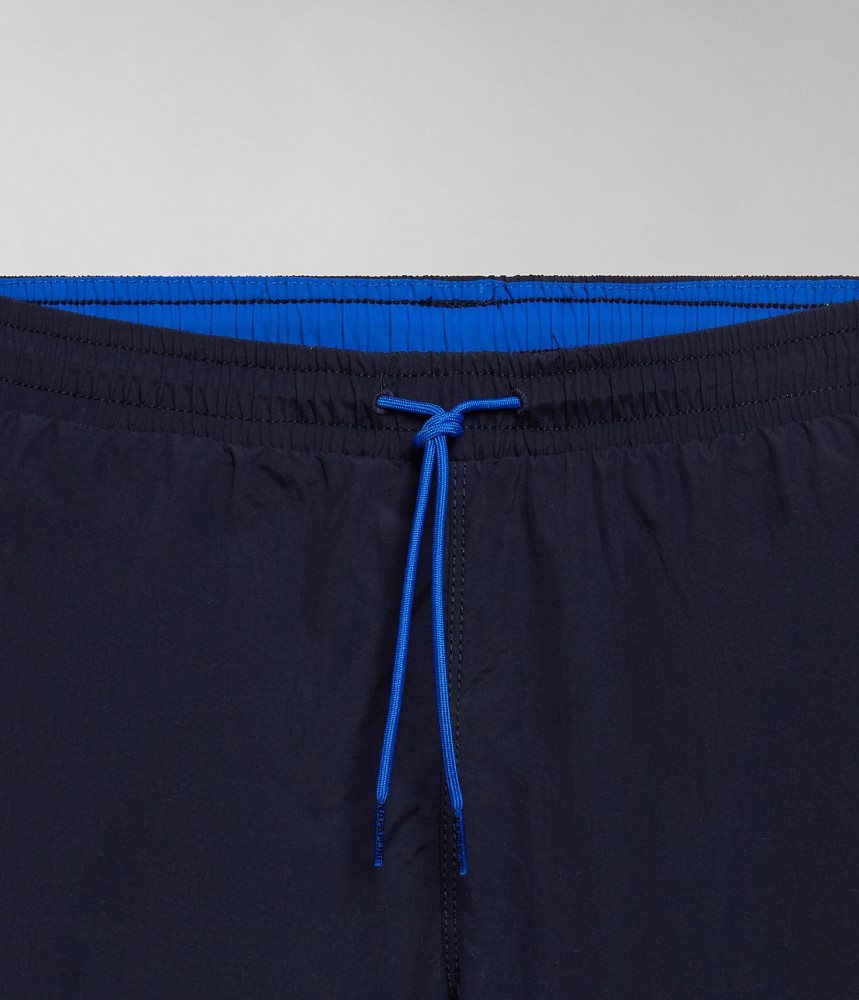 Napapijri Iaato Summer Trunks Zwembroek Heren Donkerblauw | 4982176-VA